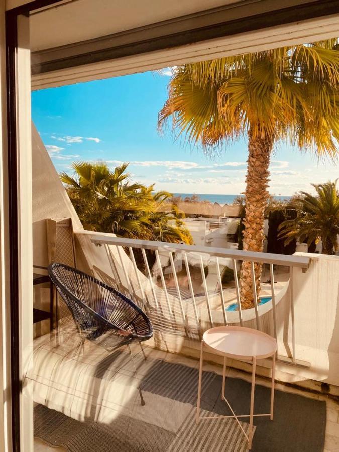 Le Cali, P2 Cabine Dans Une Residence Avec Piscine, Vue Mer Et Parking Prive Λα Γκραντ-Μοτ Εξωτερικό φωτογραφία